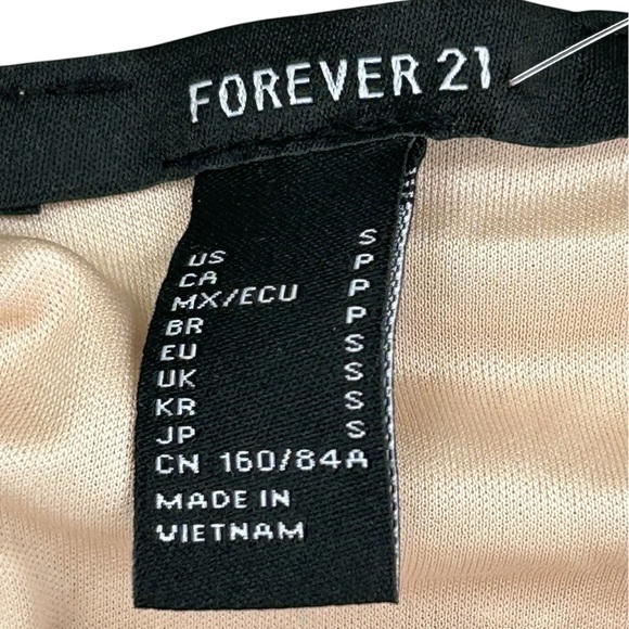 Forever 21 Stylish Fitted Sleeveless Mini Dress Sz S - Picture 8 of 8